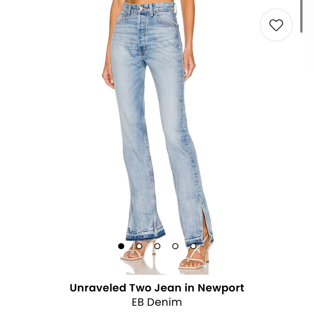 EB Denim Unraveled Two Piece Jeans in Newport